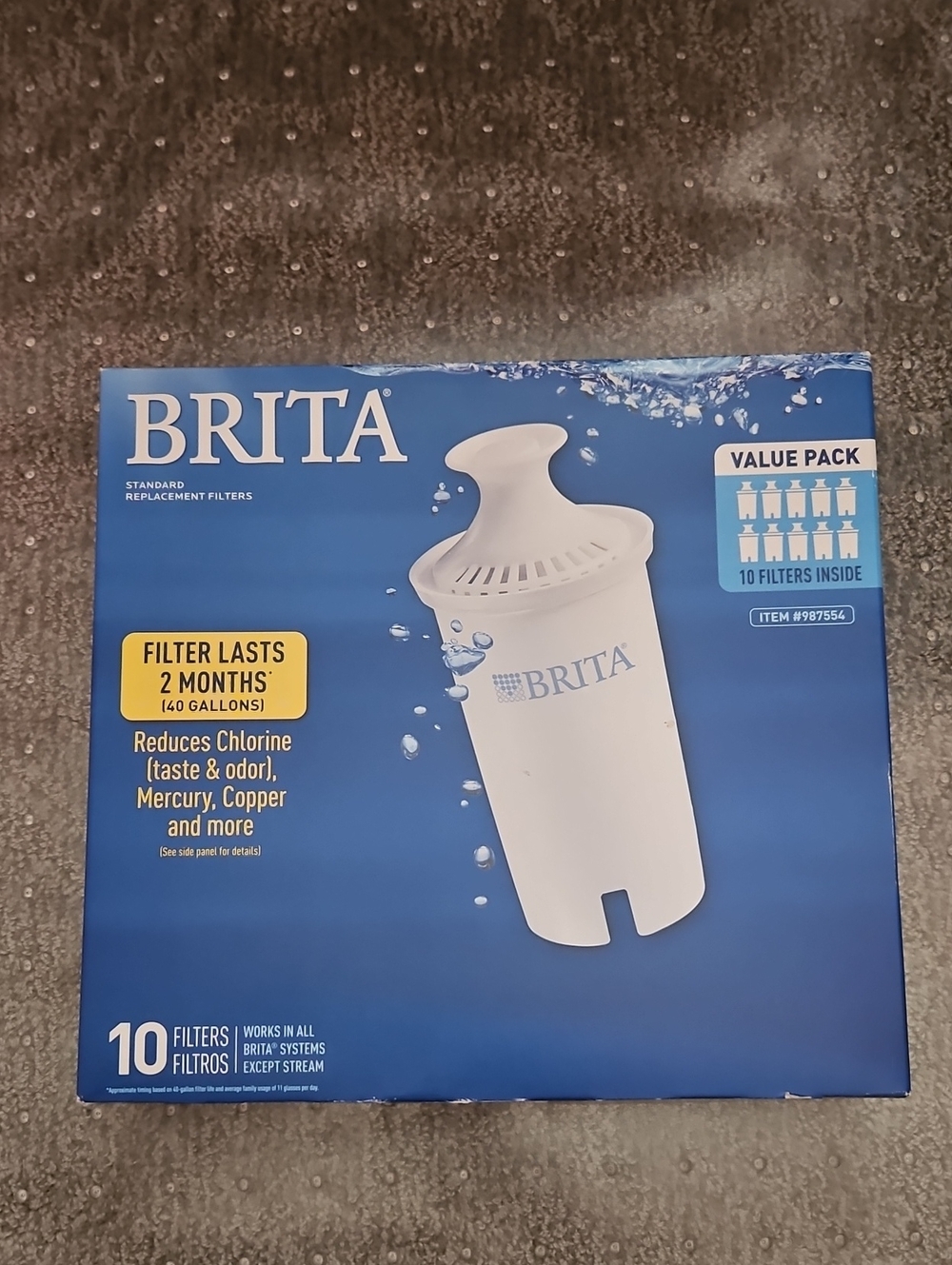 Brita Replacement Filters, 10-pack Item #987554